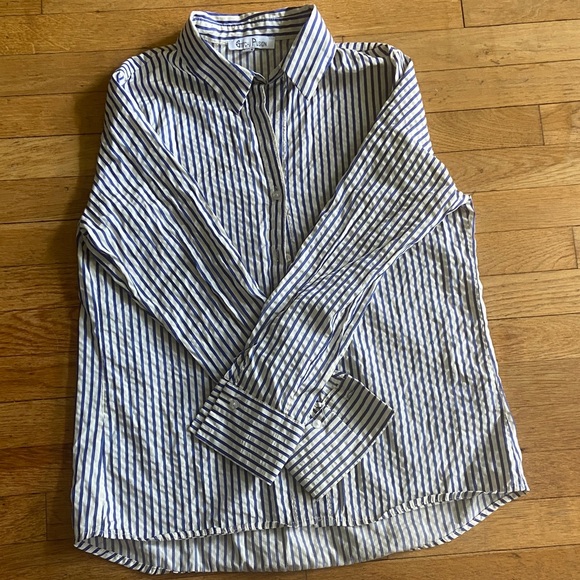 GAP Other - women's Navy and White Striped Shirt-Gap inspired